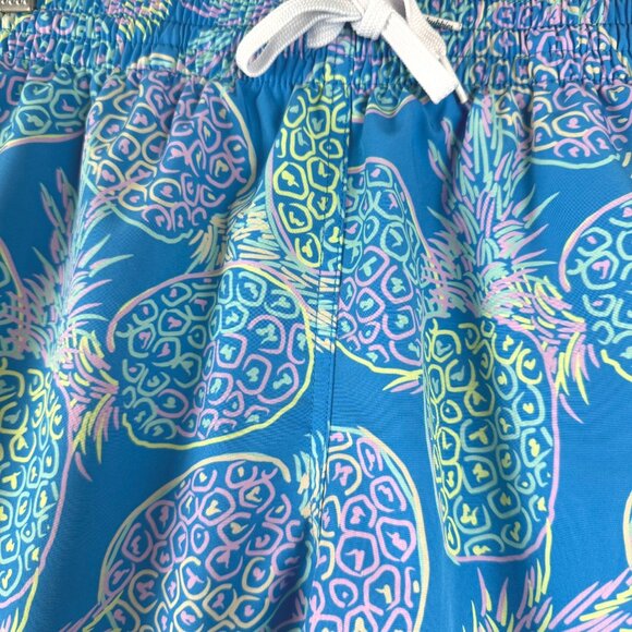 Chubbies‎ The Bay Breezes Swim Trunks Shorts Mens XL Pineapple Blue SS-1859 - Picture 3 of 9